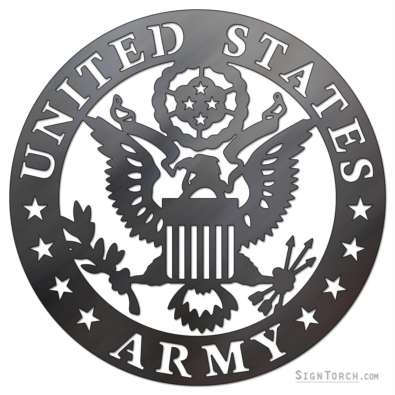 Army Logo Small | ReadyToCut - Vector Art for CNC - Free DXF Files